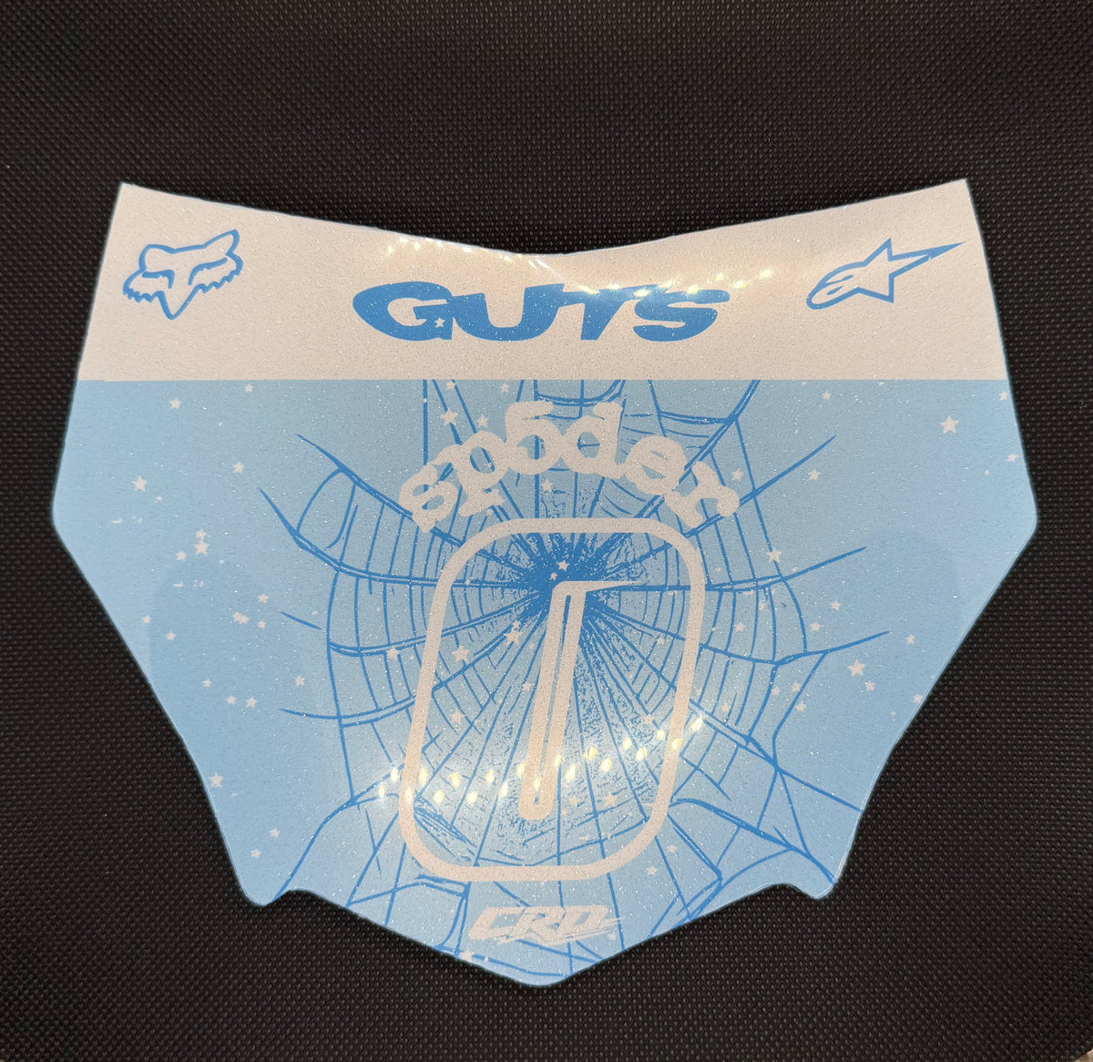 Light Blue Web Pattern Decal