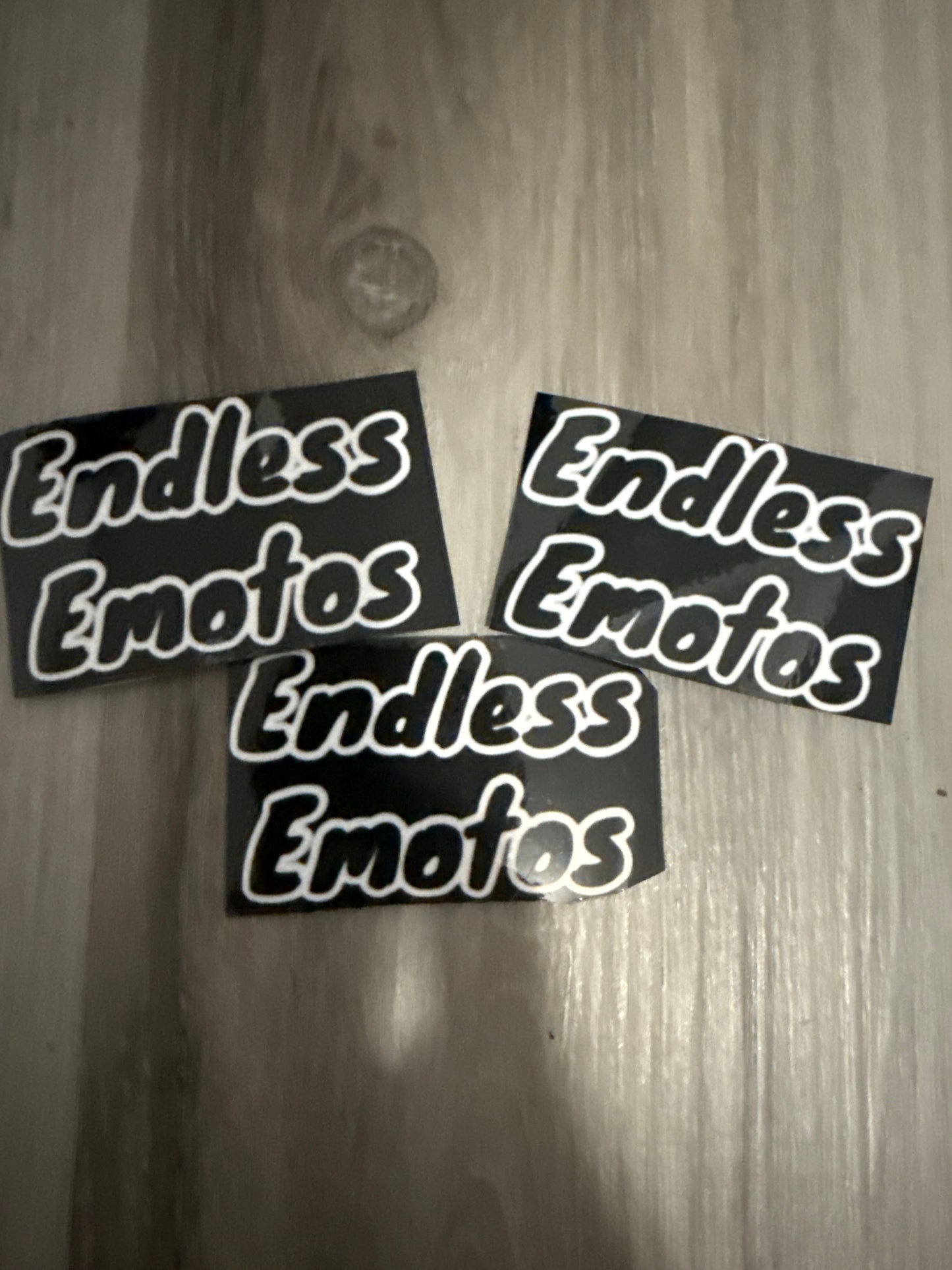 Endless Emotos sticker (3 PACK)