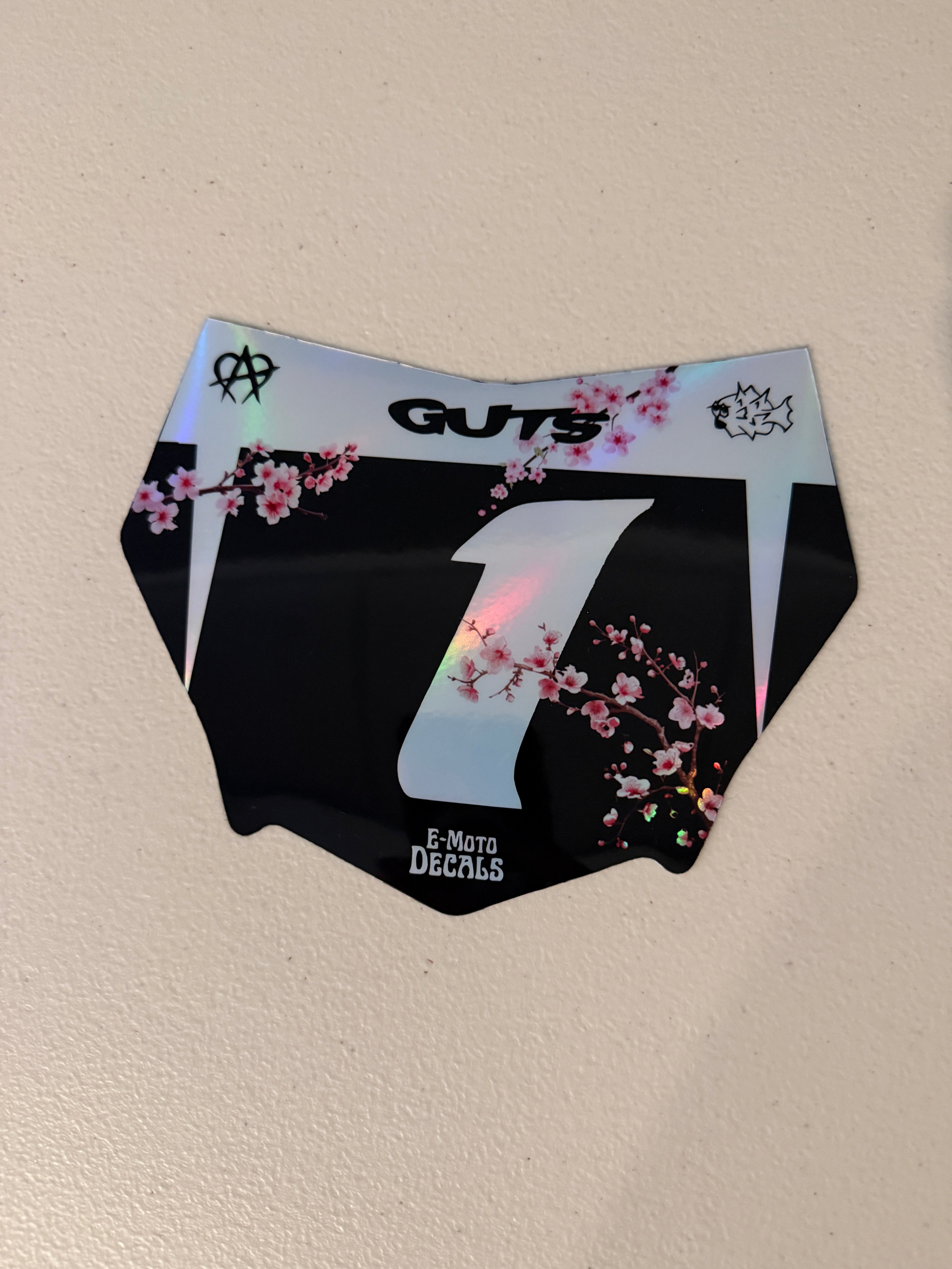 Cherry blossom decal (Custom) (ODI AND MOTOCUTZ) – E-Moto Decals