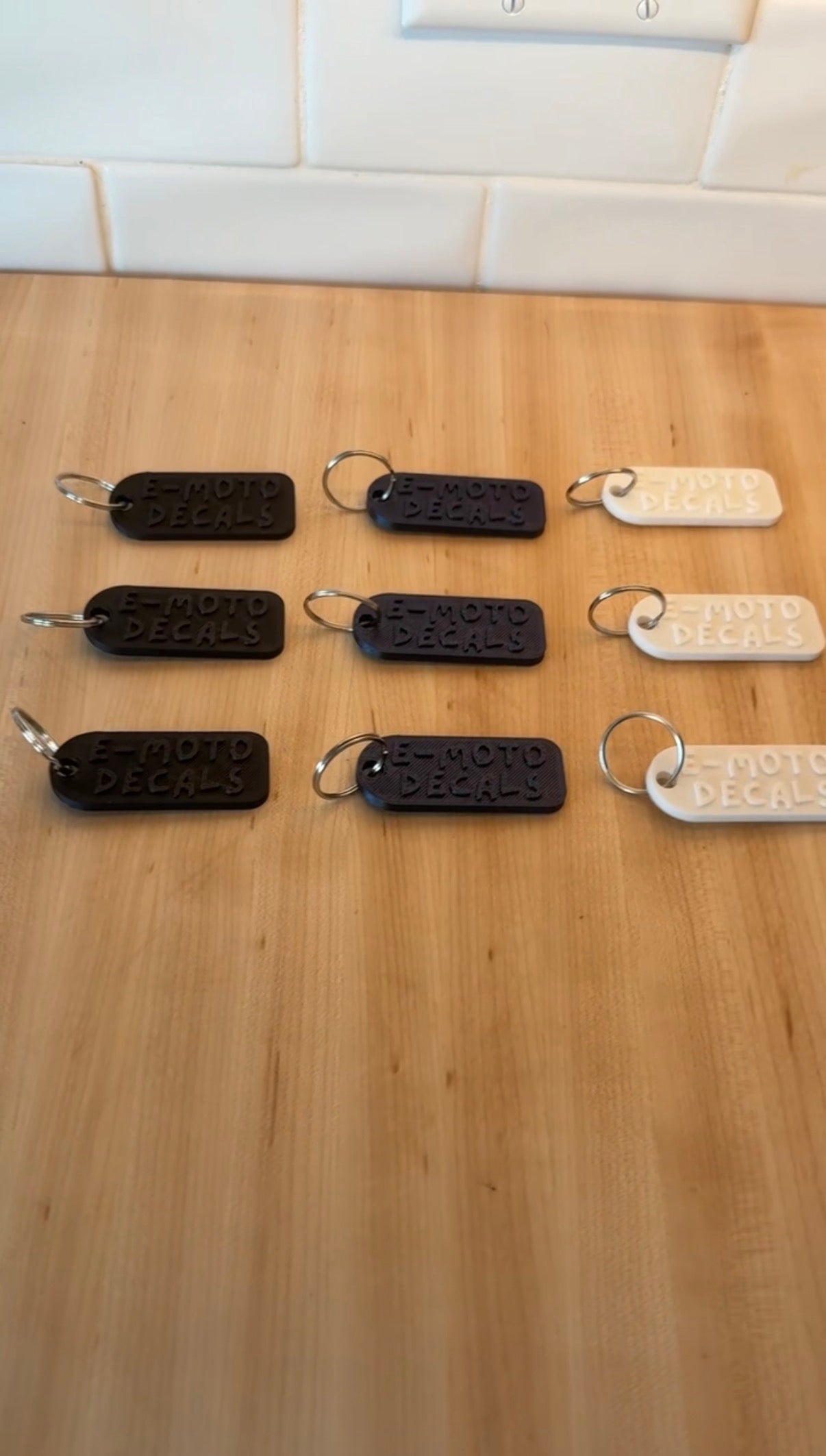 Emoto-Decals keychain