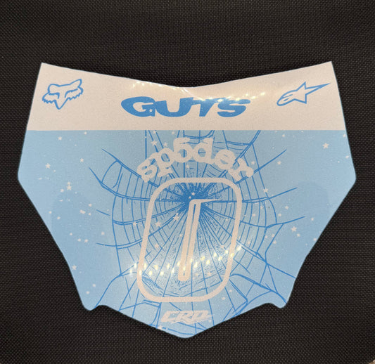 Light Blue Sp5der Decal