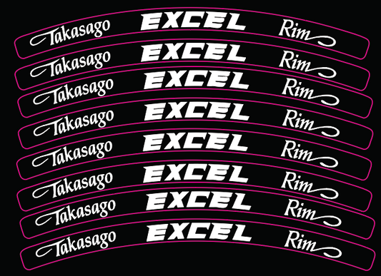 Excel Rim Decals