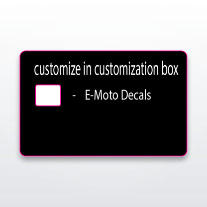 Custom credit and debit card cover decal on white studio background