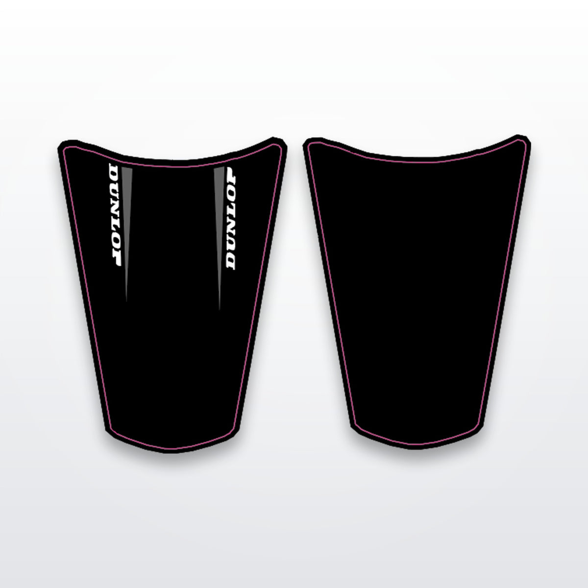 Eride rear fender decal, cut-to-fit vinyl graphic on white studio background