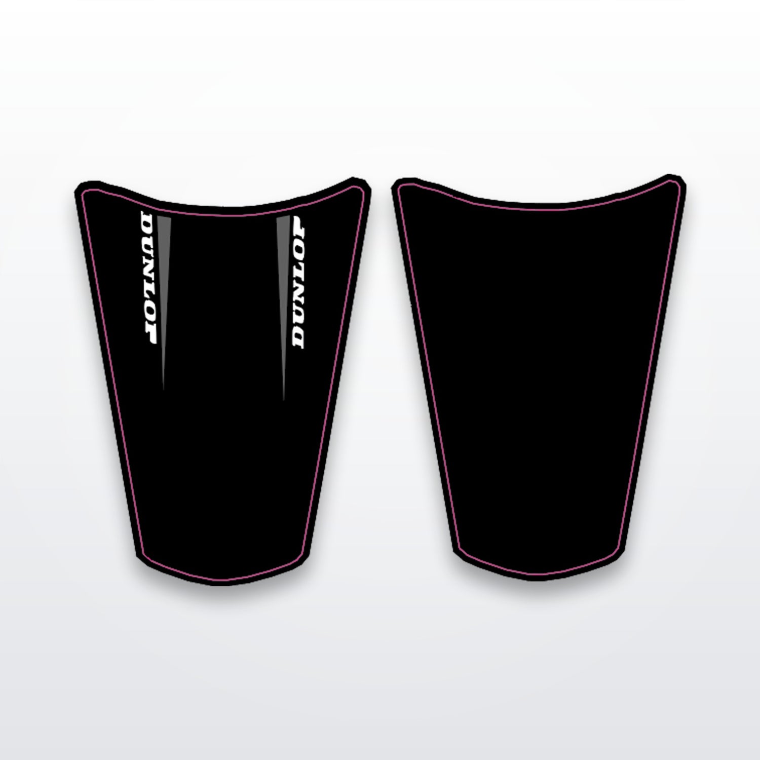 Eride rear fender decal, cut-to-fit vinyl graphic on white studio background