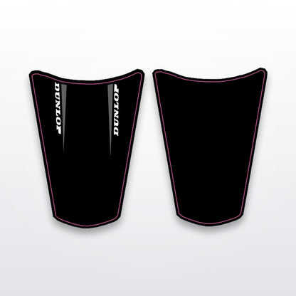 Eride rear fender decal, cut-to-fit vinyl graphic on white studio background