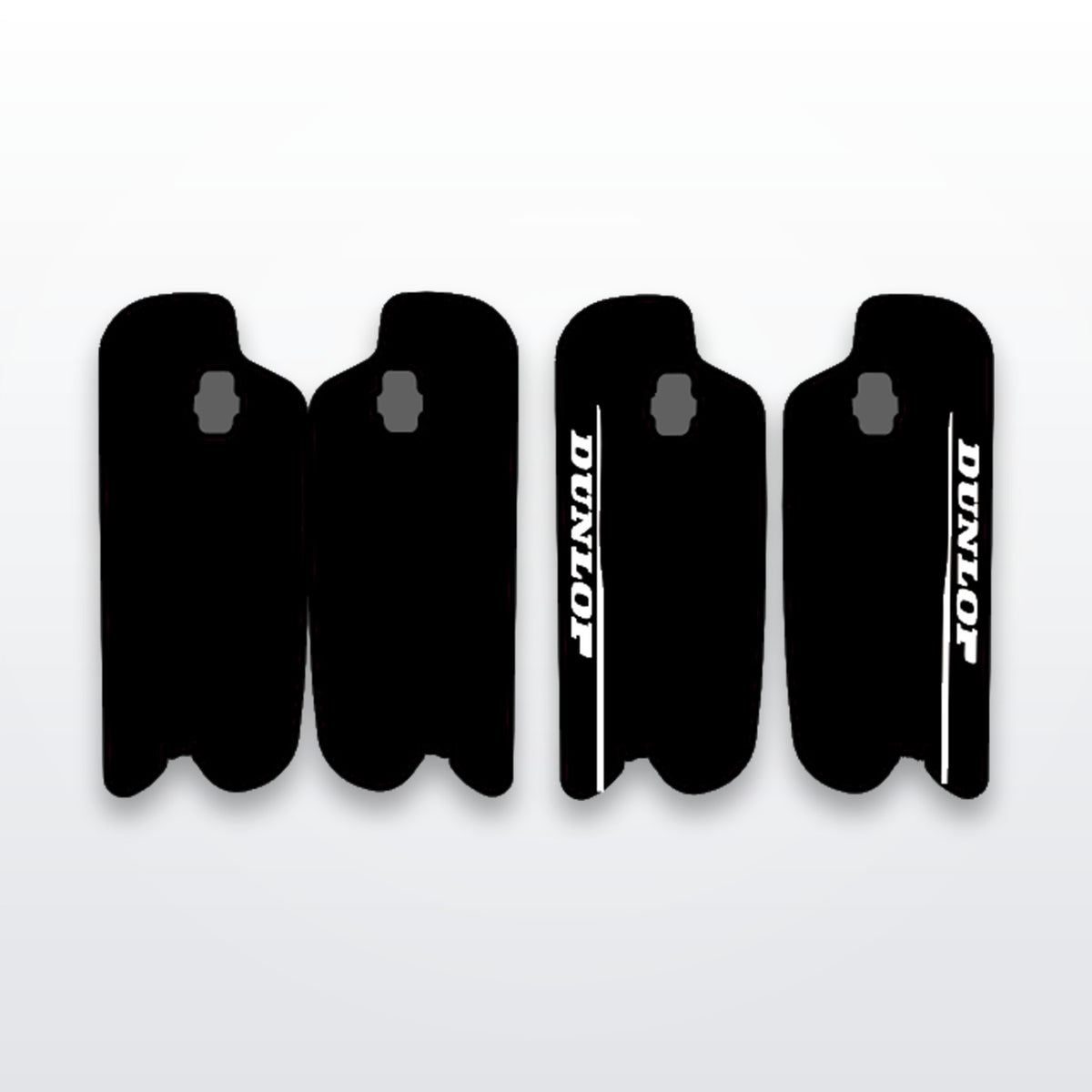 FastAce fork guard decals, cut-to-fit vinyl set on white studio background
