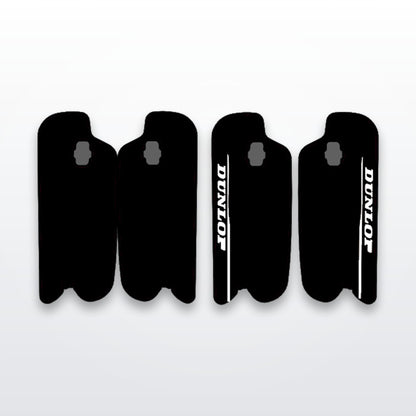 FastAce fork guard decals, cut-to-fit vinyl set on white studio background