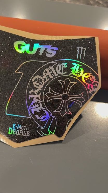 Special Chrome Hearts edition decal