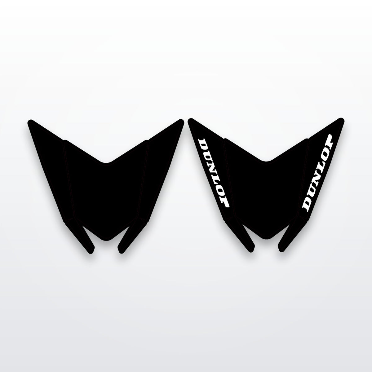 Talaria short rear fender decal, cut-to-fit vinyl graphic on white studio background
