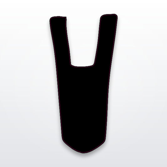 Yozma rear fender decal, cut-to-fit vinyl graphic on white studio background